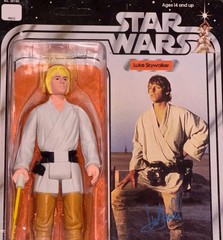 Signed Mark Hamill Luke Skywalker STAR WARS Kenner Action Figure Toy Auto PSA