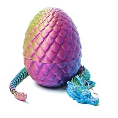 3D Printed Dragon Egg Model,Articulated Animals Figure,Fidget Toys Home Decor