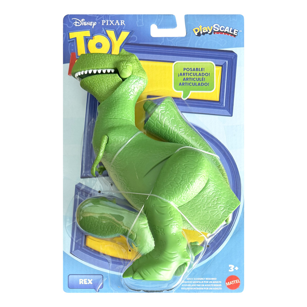 Disney Pixar Toy Story 5 Playscale Rex Posable 7 inch Action Figure