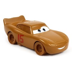2Pcs Disney Pixar Car No.15 Muddy McQueen Mack Hauler Truck 1:55 Diecast Toy Set