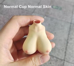 1:12 Replacement Bust Breast Cover Normal Size Skin Model For 6” Female Body