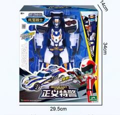 Tobot V Galaxy Detectives Sergeant Justice Transforming Robot Figure Toy