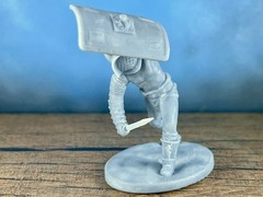 Handcrafted Gladiator Resin Figurine 80mm Collectible Sculpture