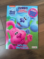 Blue’s Clues & you! JUMBO Coloring & Activity Book Let’s Play Blue’s Clues! NEW
