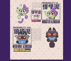 Moe Azukisan Magical Azukisan Siamese Cat 10cm/3.9in Confirmed Gift