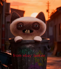 Perfect Fuggler Alley Cats Yawper Funny-Ugly In Stock Collectibles