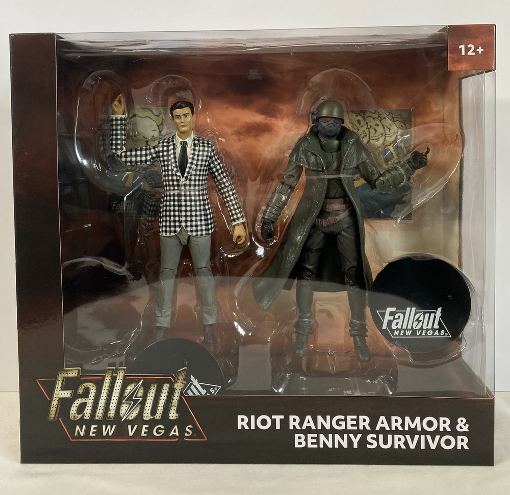 Fallout New Vegas Action Figure 2-Pack NCR Riot Ranger Armor and Benny McFarlane
