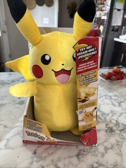 Pokemon Electric Charge Pikachu Plush Toy 30+ Reactions Light Sound & Motion