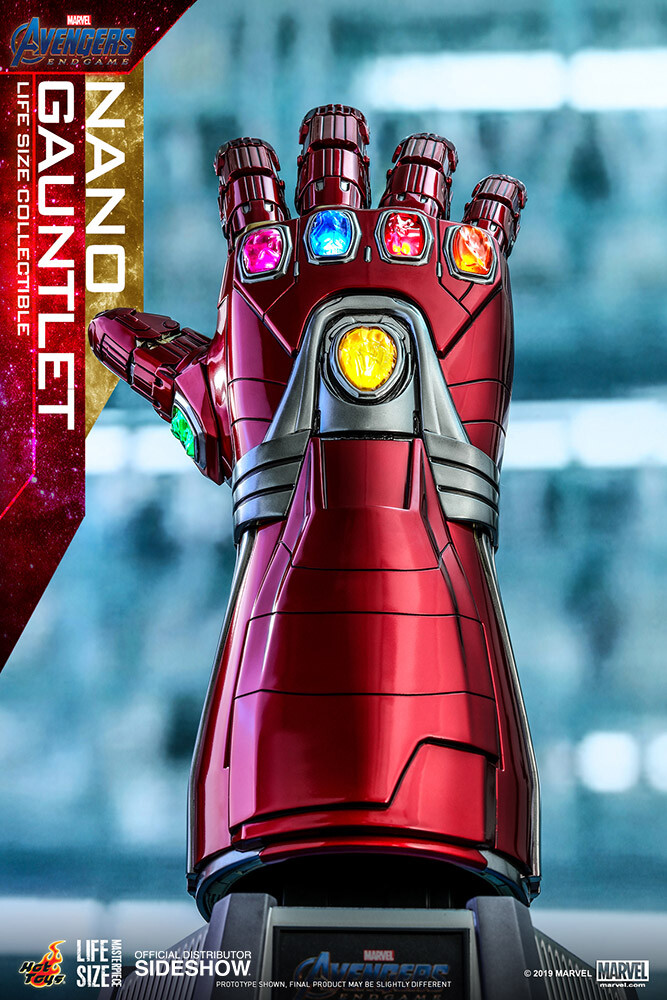 Hot Toys Iron Man Nano Infinity Gauntlet 1/1 Life Size Avengers Endgame LMS-007