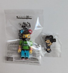 NEW! DCon 2023 DesignerCon VIP Vincents bearbrick medicom toy Pin set