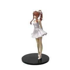 Monika Doki Doki Literature Club Figure Ball Gown Dress PVC Anime Collectible St