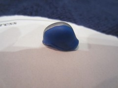GI Joe Cobra Commander Helmet BLUE/SILVER