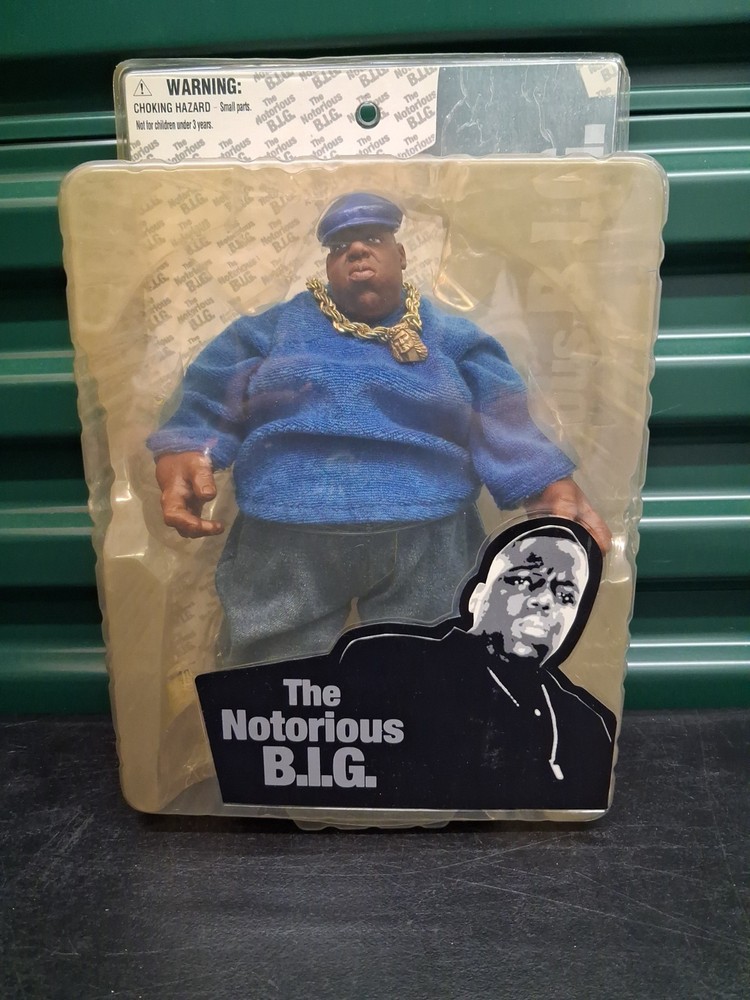 Mezco The Notorious B.I.G. 9 Inch Action Figure Boxed With Clothes Music Theme