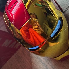 Used -Iron Man Helmet MK5 Autoking Mask Cosplay Prop
