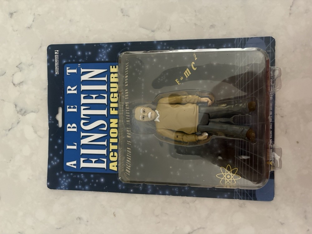 2003 albert Einstein action figure Toy