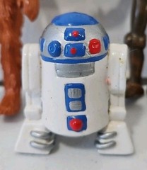 Vintage 1986 Star Wars Droids C3-PO R2-D2 1990 Chewbacca Figures LFL PVC