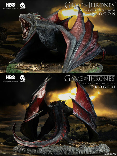 ThreeZero Game of Thrones Drogon Sixth Scale Collectible Figure New and In Stock