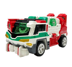 Metal Cardbot W Mega Ambler Transforming Robot Action Figure Toy Korean Anime