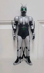 MEDICOM RAH450 Masked Kamen Rider Shadow Moon 18″ 45CM FIGURE Black Toei Hero