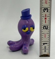 Powerpuff Girls Octi Octopus PVC Figure w Top Hat Purple 2000 Cartoon Network