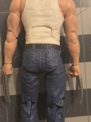 Marvel Legends Logan Wolverine From Movie Mcu Tank Top White Shirt