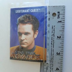 Star Trek Voyager Lieutenant Carey Trading Card Playmates