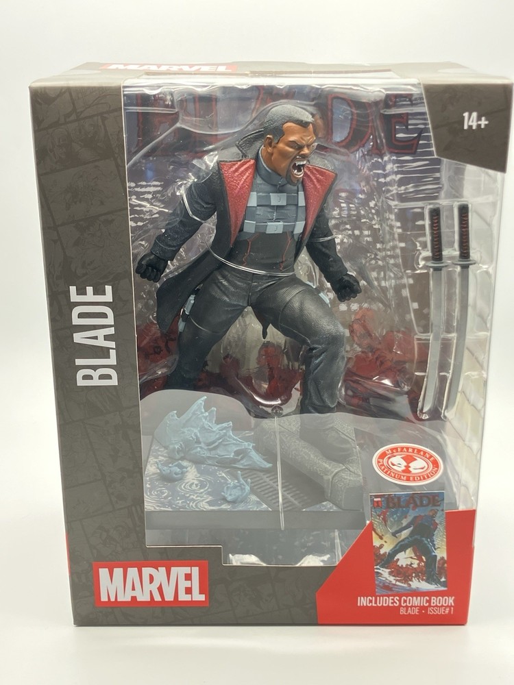 McFarlane Marvel Platinum Edition 1:6 Blade Figure New In Box 12” With LE Comic