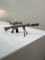 1/18 Joytoy , Acid rain , Planet green , G.I.Joe ,3.75 figure . custom Weapons