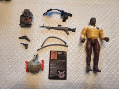 Turbo Eddie Hayes Vintage Rambo Force Of Freedom Figure Complete 1986 Coleco