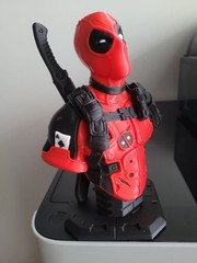 3D Printed Deadpool Bust Marvel Statue Desk Decor Figure