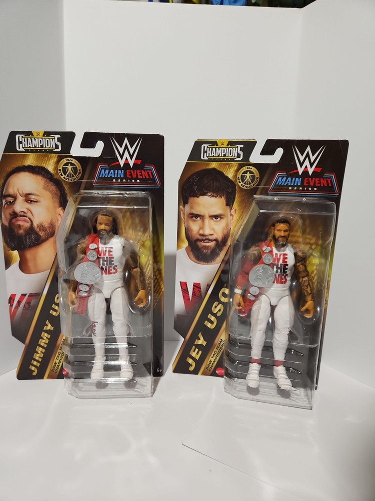 WWE Champions Main Event Series Jey & Jimmy Uso Raw Tag Team Champs See Descript
