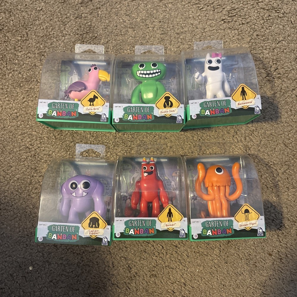 Garten Of Banban Mini Action Figure Complete Series 1 Official Phatmojo Toy