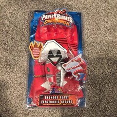 Power Rangers Dino Thunder Blast Electronic Gloves New Sealed Rare One Size