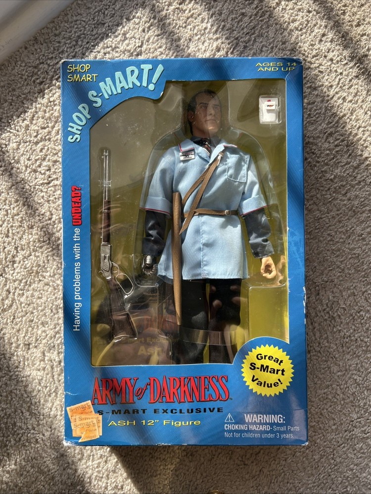 Sideshow Collectibles Army Of Darkness Ash S-Mart Exclusive 12″ Figure NIB 2003