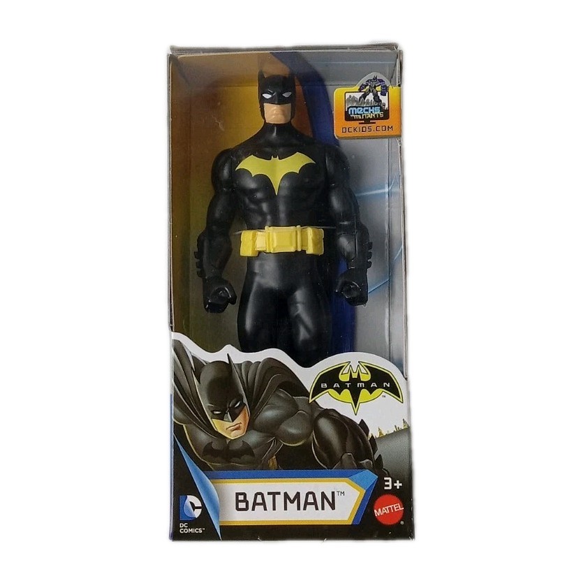 Batman in Black/Yellow 6″ Action Figure Justice League DC Comics by Mattel New
