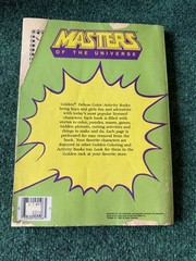 1986 Vintage Masters Of The Universe MOTU Coloring Book Golden *Read*