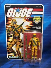 GI JOE SUPER 7 REACTION+ TIGER FORCE SNAKE EYES TARGET EXCLUSIVE UNPUNCHED CARD