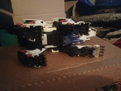 2002 Hasbro Tomy Zoids White Liger Zero Action Figure Robot Lion Tiger UNTESTED
