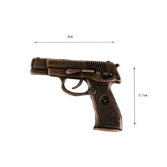 6PC Unique Castle Pistol Revolver Gun Soldier Warrior 1:6 Scale Action Figure