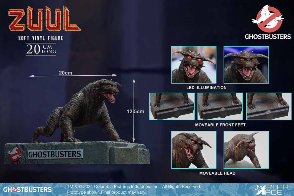 Ghostbusters Zuul Deluxe 1:8 Scale Soft Vinyl Figure Terror Dog Star Ace Toys