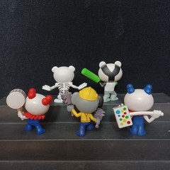 PhatMojo Roblox Piggy 20 Figure Lot Skelly Parasee Soldier Clowny Foxy Rash
