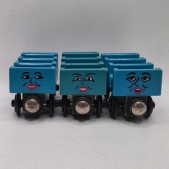 Ada Jane and Mabel – Thomas & Friends Wooden Railway 1997 LC99081 #1