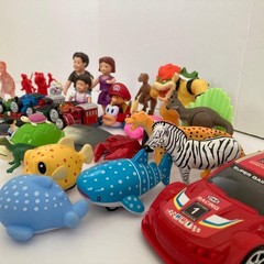 Figure Set 30 Anime Figure Animals Cars MultiColor Collection Ready to Use