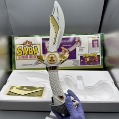 Bandai Mighty Morphin Power Rangers 1994 SABA “The Talking Tiger Saber” in box
