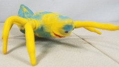 RARE VINTAGE RUBBER MONSTER FROM TSP HOBBIES MADE IN HONG KONG 1982 44C