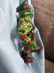 Raph the Green Teen Beret TMNT 1991 Playmates. ALMOST COMPLETE!