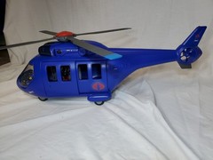 GIJOE 1/18 Scale Custom Cobra Attack Helicopter With Cobra Trooper And Vipers