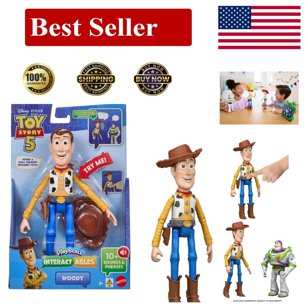 New 2026 Mattel Disney Pixar Toy Story 5 Playscale Woody Ragdoll Edition