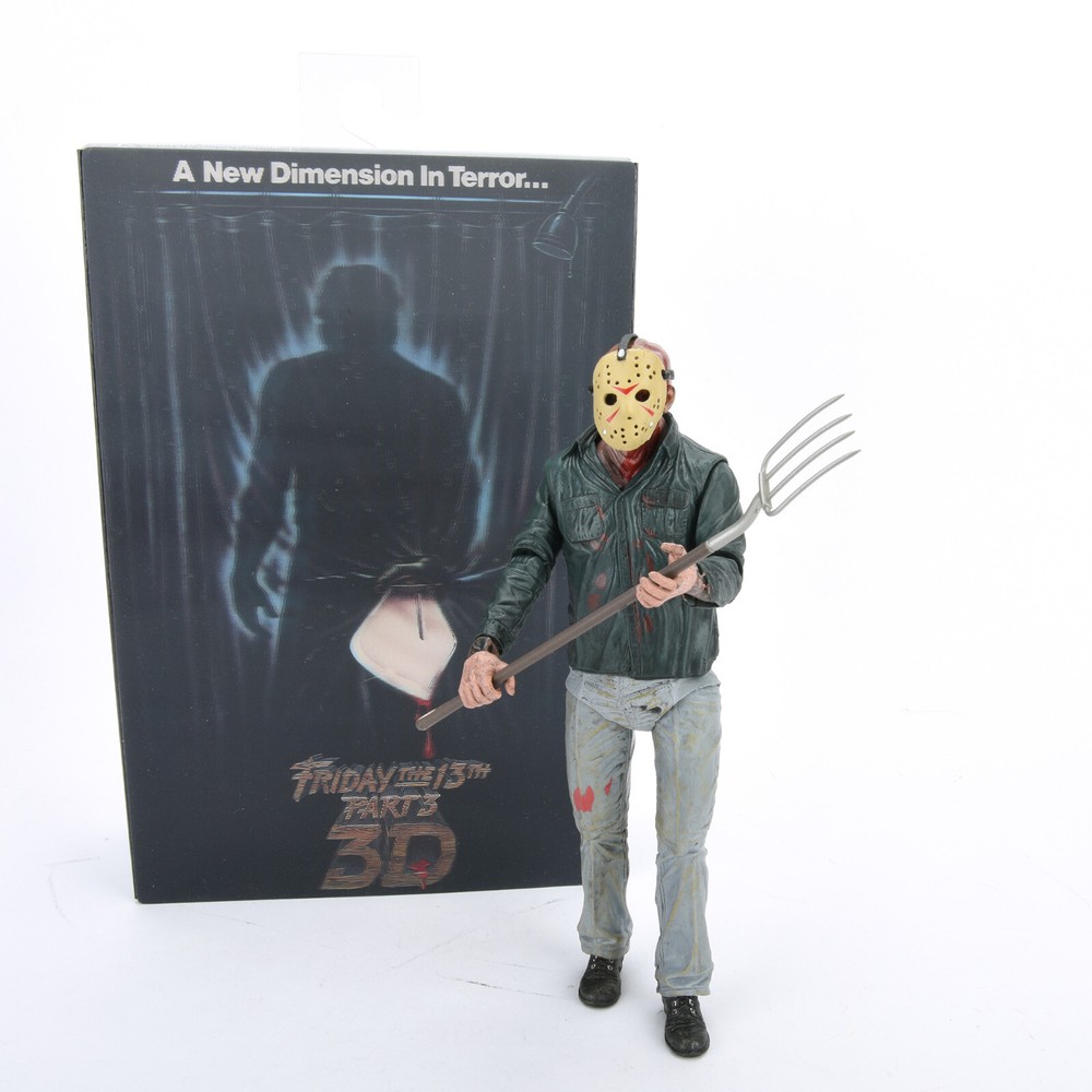 Friday The 13th Part 3 Ultimate Jason Voorhees w/Weapons 7″ Action Figure Toys