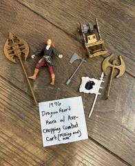 Lot of 30 Hasbro Dragon Heart Toy Figurines & Accessories 1996 Bowen Kara Hewe +